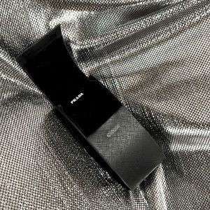 Prada Hard Eyeglass Case - black velvet interior - easy access - classy 😎👍